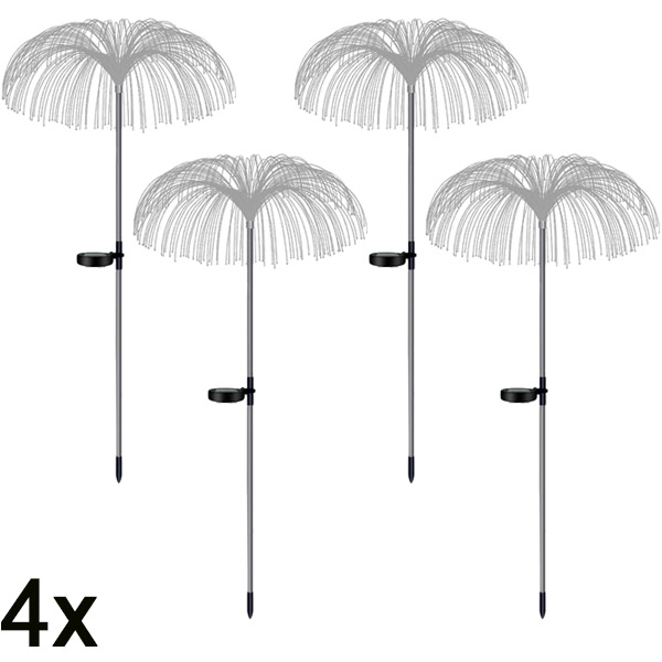 4x Solárne tropické záhradné svetlá | LUMIPALM