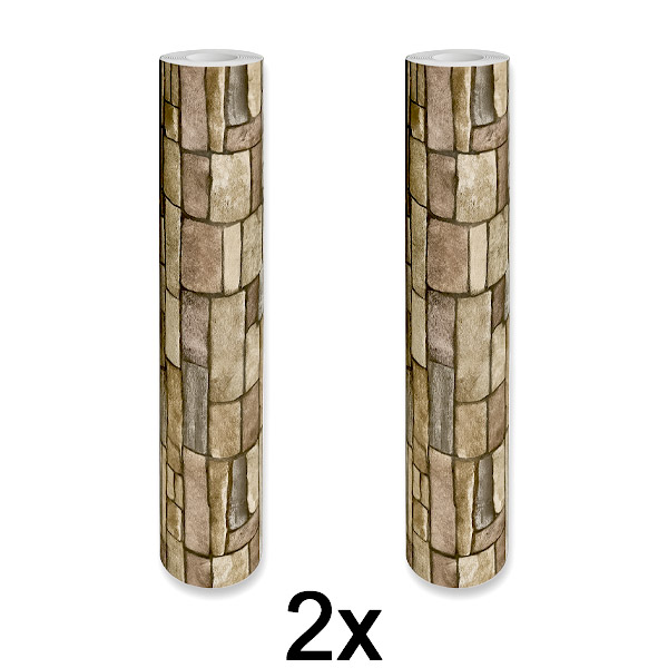 2x Štýlová 3D Tapeta – Jednoduchá Premena Stien | WALLCORWRAP
