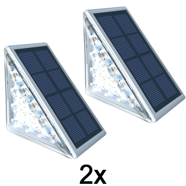 1x Vodotesná solárna lampa (2 ks) | LUMOSTEP