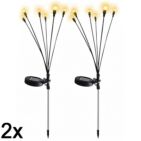 2x Solárne LED lampy | SOMPEX